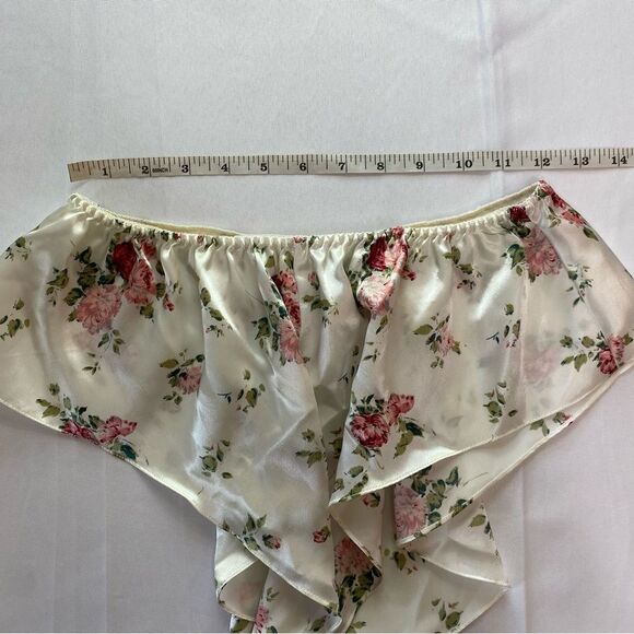 Rare Victoria’s Secret Gold Label 2 Piece Floral Pajama Set Size Small - Picture 12 of 13